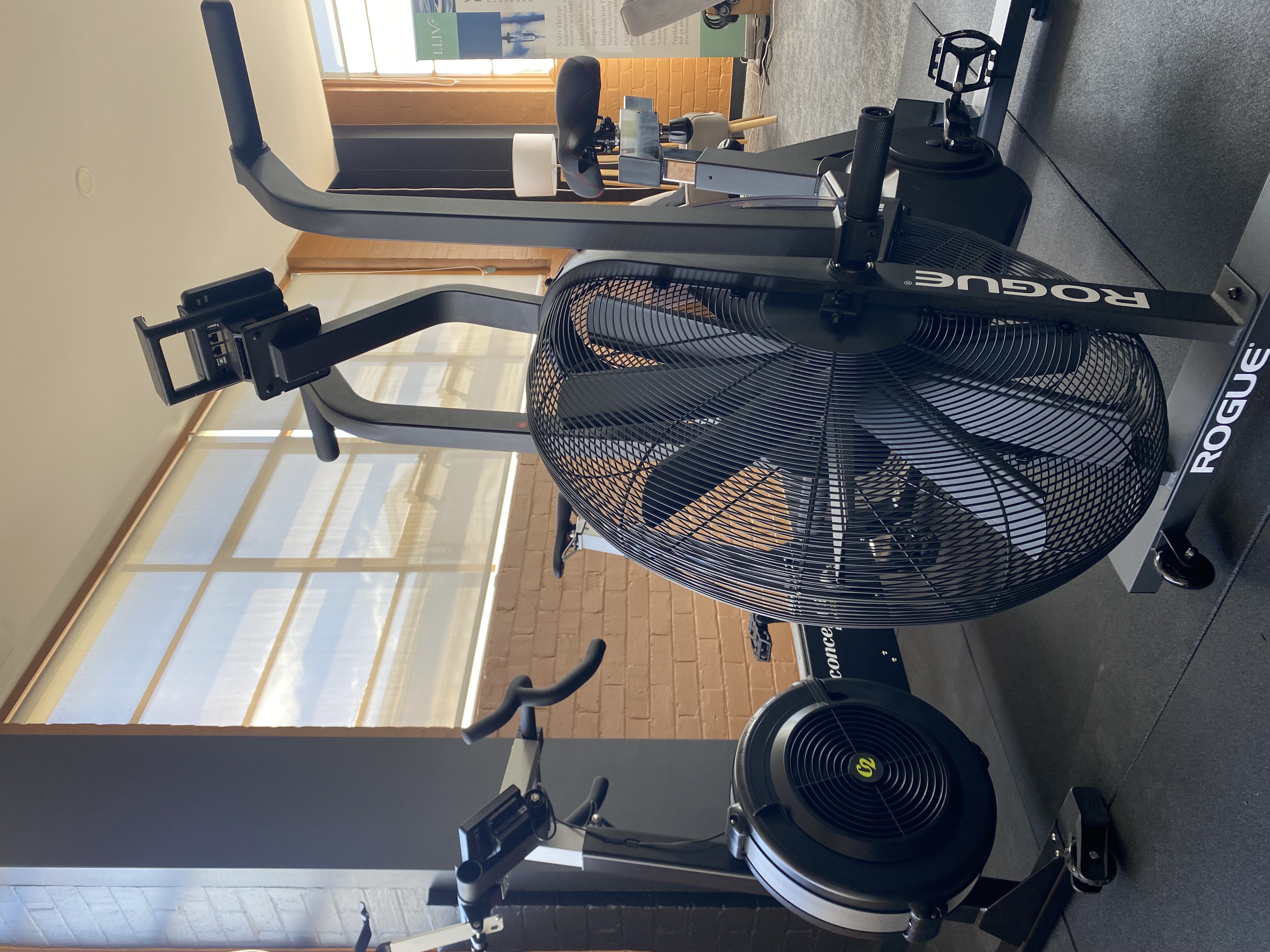 Air bike and BikeErg used for VO₂ Max testing at Longevity Lab, Hobart