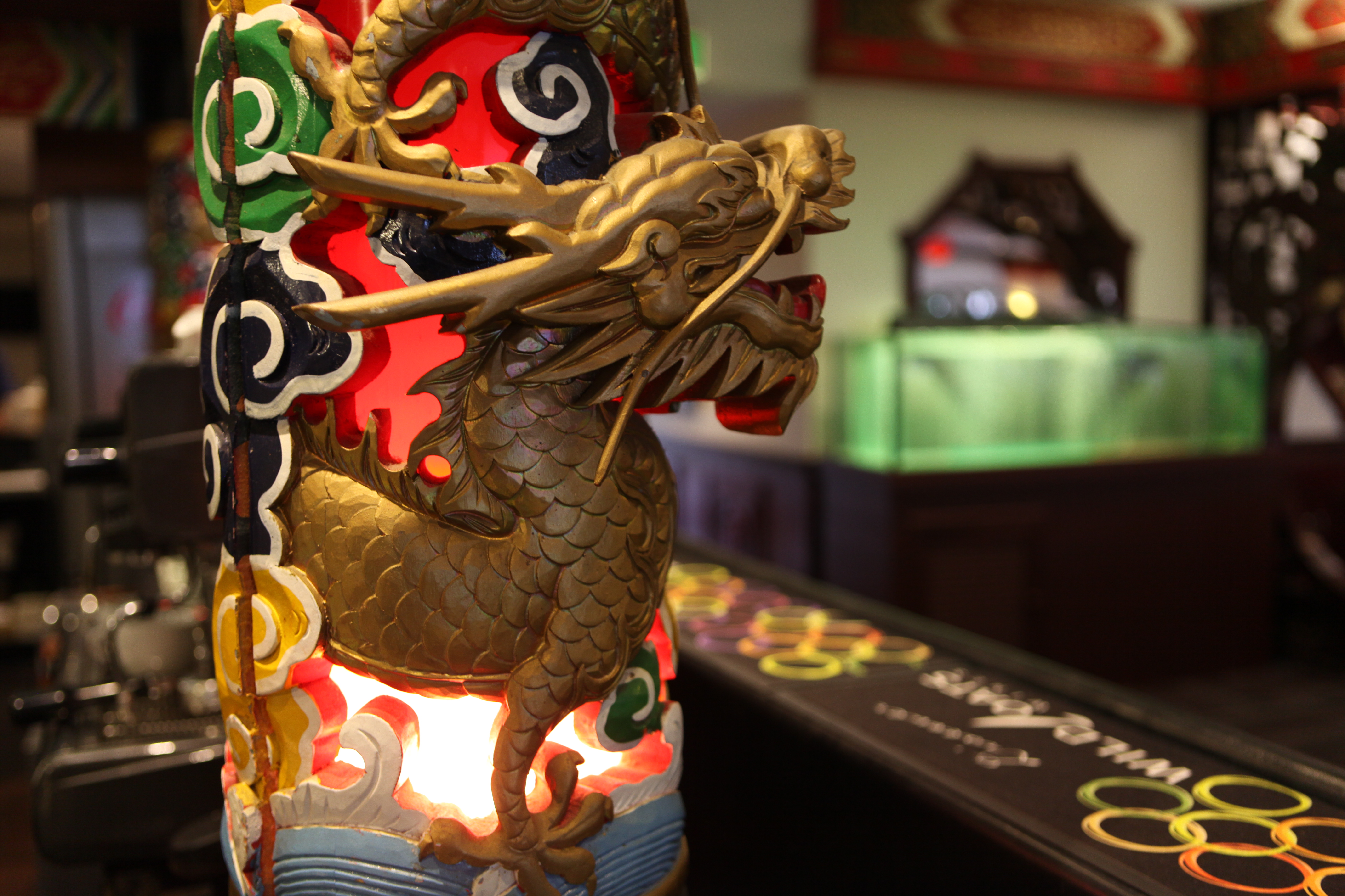 Mountain View Dural decorative dragon statue