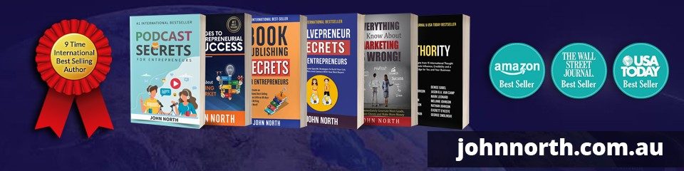 John North — 9 Time International Best-Selling Author, featured in Amazon, The Wall Street Journal and USA Today